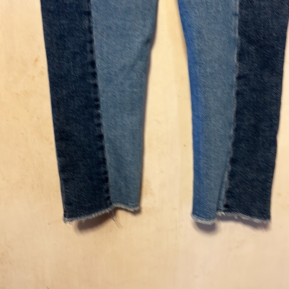 NWT Justice Denim Mini Mom Jeans. Medium Wash Soft, Stretchy and Comfy. Size 8 - Picture 4 of 9